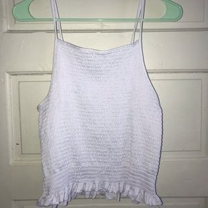 Ruffled Crop Top Tank